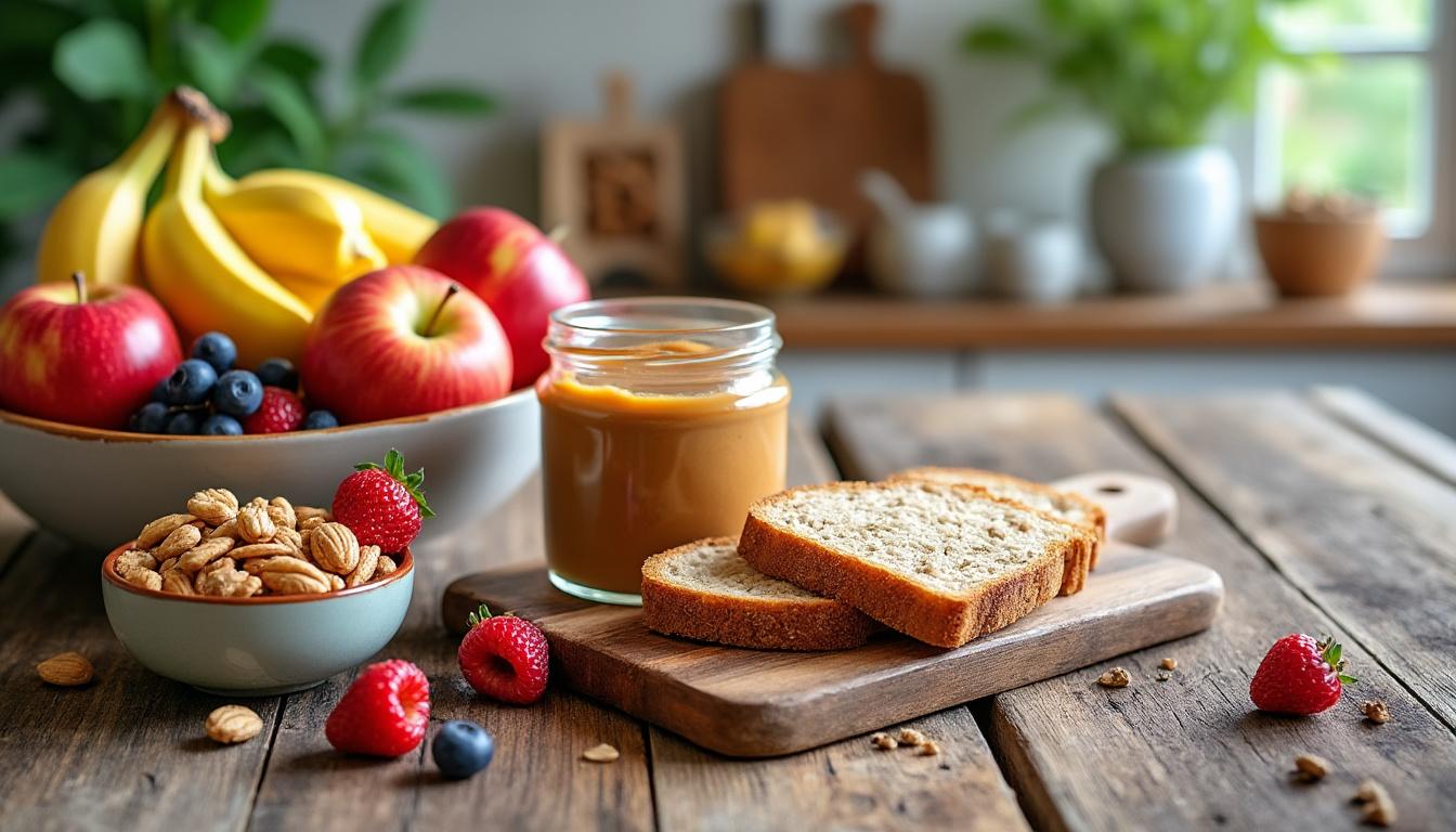 découvrez des options saines pour grignoter entre le petit déjeuner et le déjeuner, afin de maintenir votre énergie et votre bien-être tout au long de la matinée.