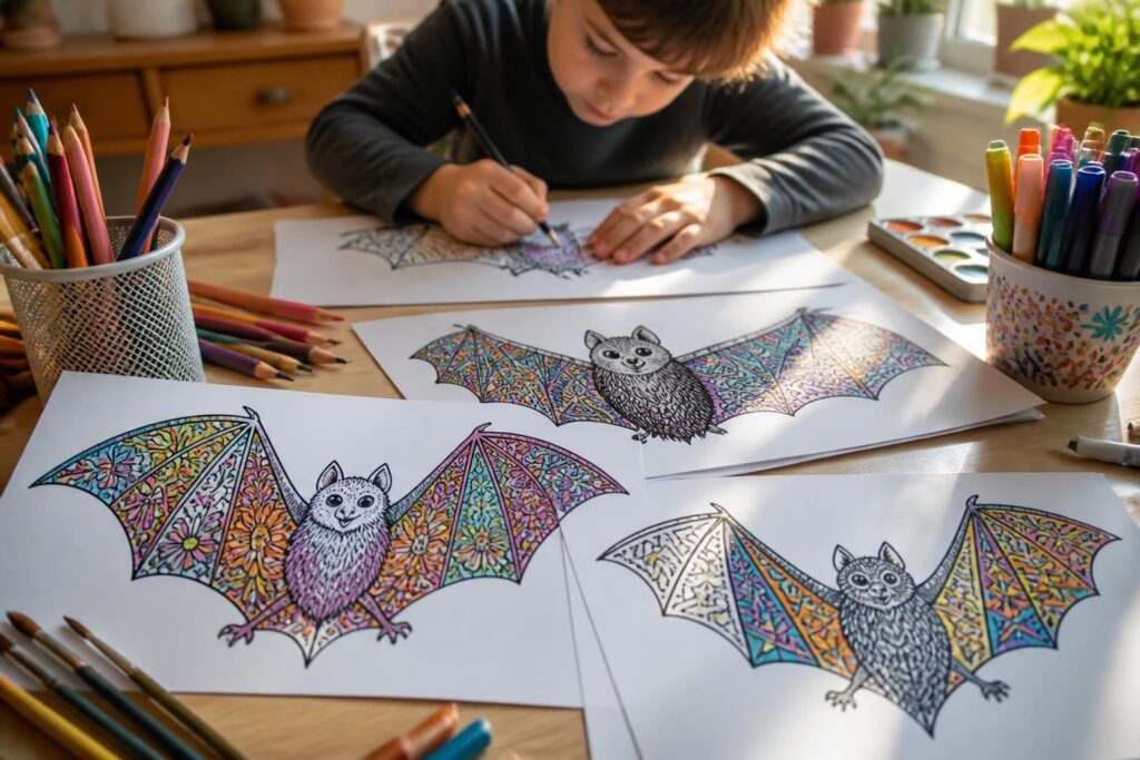 découvrez des idées originales de coloriage chauve-souris pour stimuler la créativité et l'imagination des enfants tout en s'amusant.