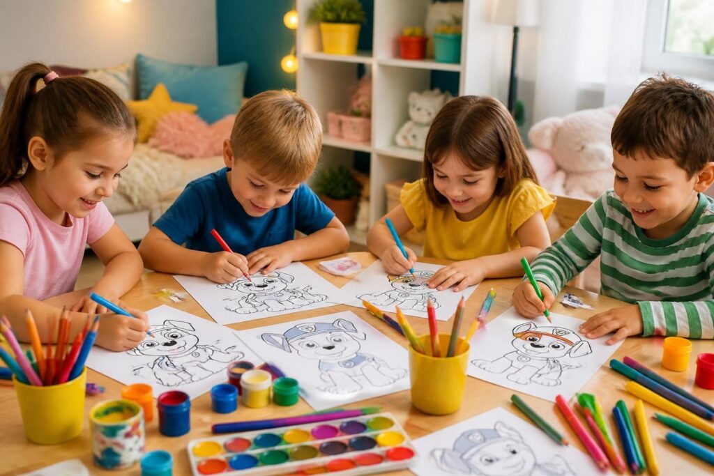 découvrez nos coloriages pat patrouille à imprimer gratuitement pour offrir des heures de créativité et de plaisir aux enfants de tous âges.