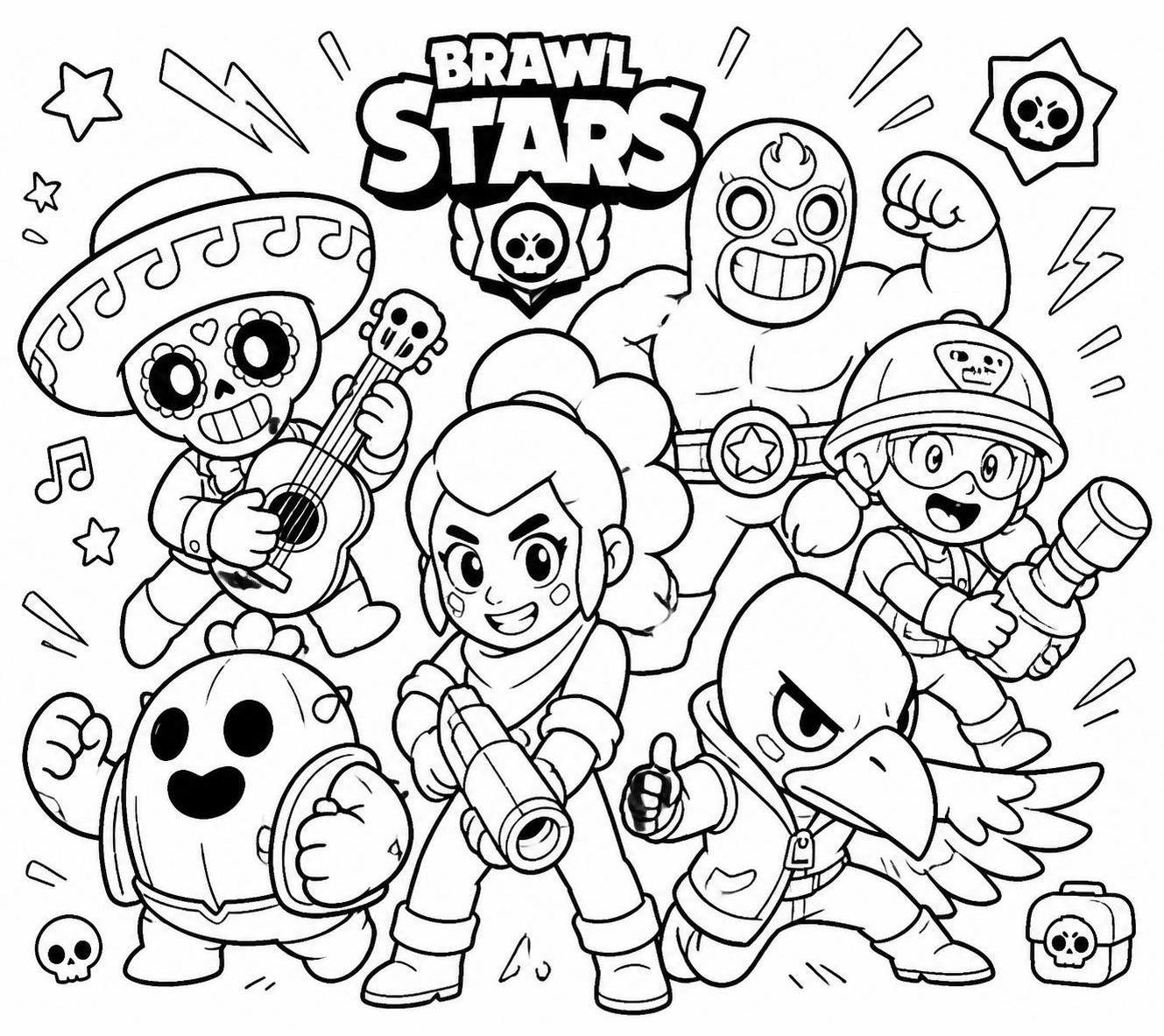 découvrez une collection de dessins à imprimer brawl stars, idéale pour les enfants et les fans de tous âges. amusez-vous à colorier vos personnages préférés et laissez libre cours à votre créativité !