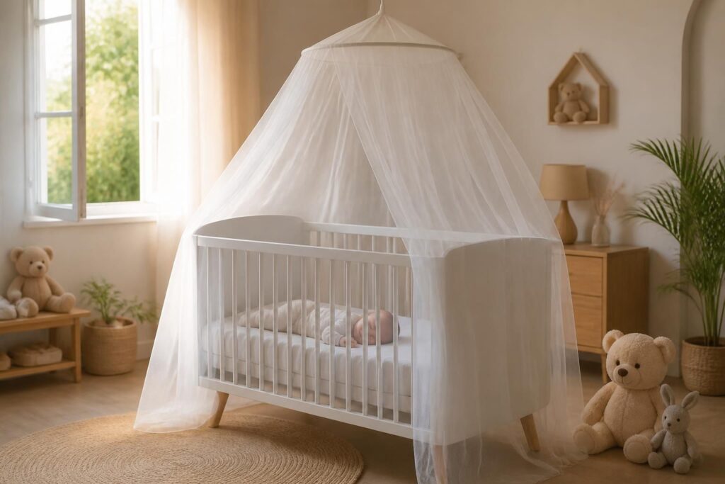découvrez notre lit moustiquaire bébé, la solution efficace et simple pour protéger votre enfant des piqûres d'insectes et garantir des nuits paisibles.