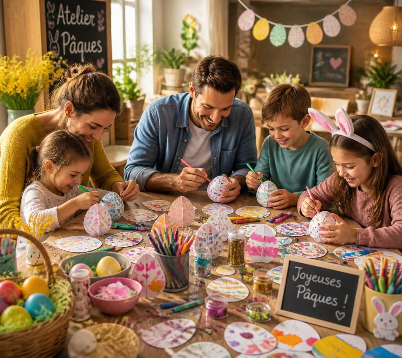 découvrez des idées créatives pour un atelier en famille réussi avec nos oeufs de pâques à colorier. amusez-vous et laissez libre cours à votre imagination !