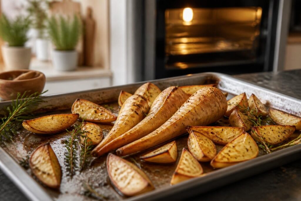 découvrez nos astuces pour réussir la cuisson des panais au four, afin d'obtenir une saveur délicieuse et une texture croustillante parfaite à chaque fois.
