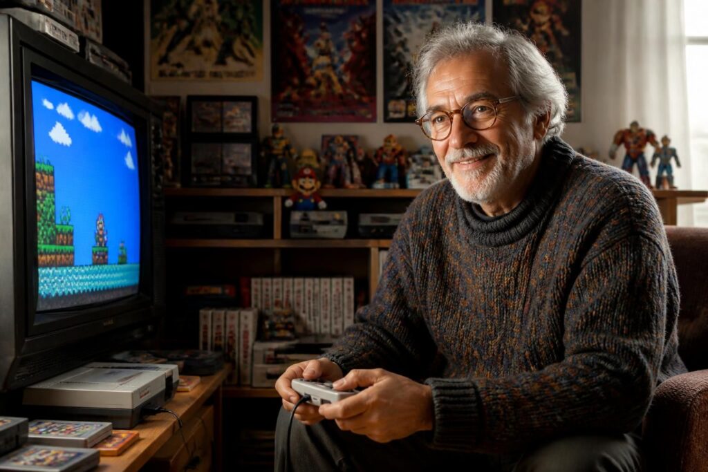 découvrez le portrait inspirant d'un passionné de jeux vidéo anciens, alias 'papy du steam', qui redonne vie aux classiques en les partageant avec une nouvelle génération de joueurs.