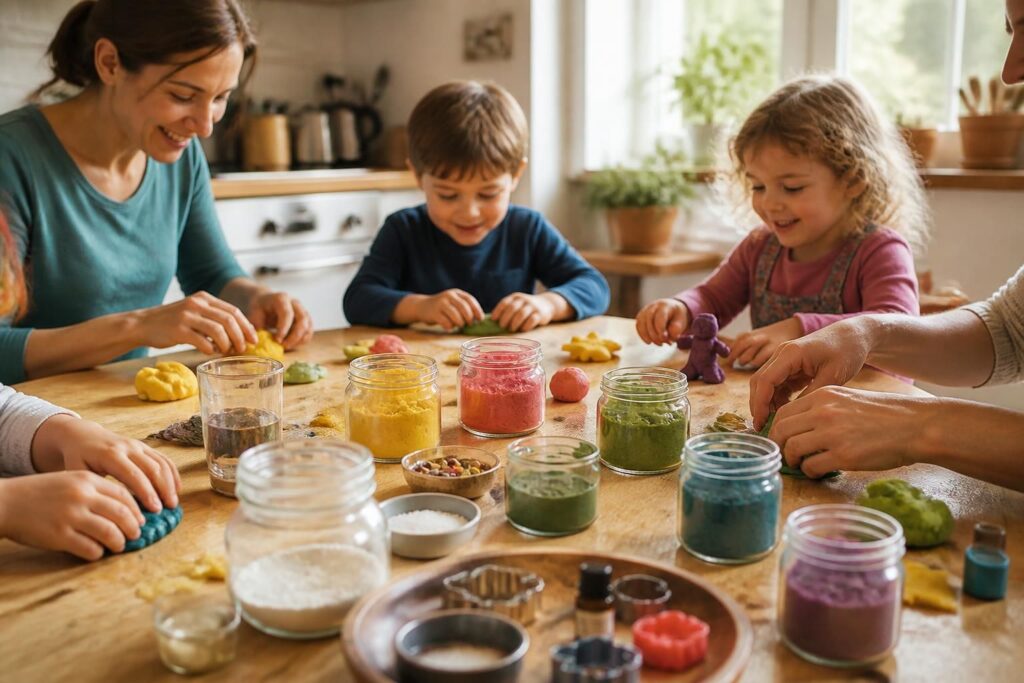 découvrez une recette facile de pâte à modeler maison pour des moments créatifs et ludiques en famille. amusez-vous ensemble avec une activité simple et sûre !