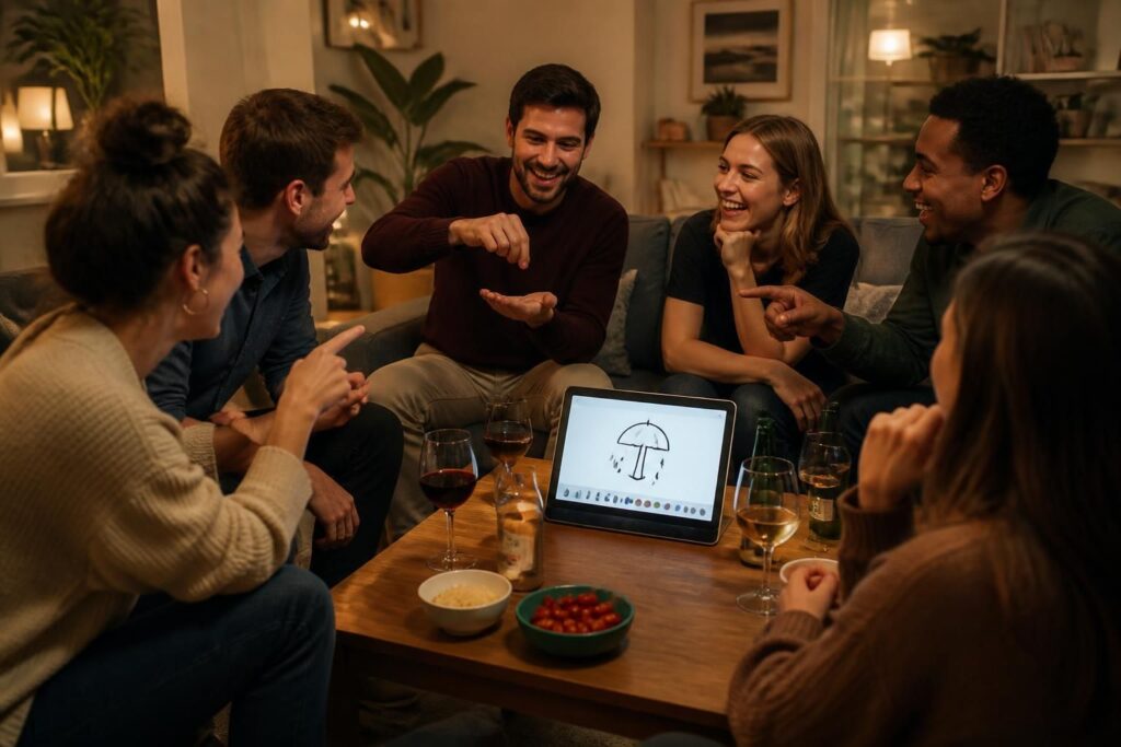 découvrez comment animer vos soirées entre amis avec pictionnary en ligne, sans avoir besoin de matériel. amusement garanti grâce à des parties faciles et conviviales sur internet.