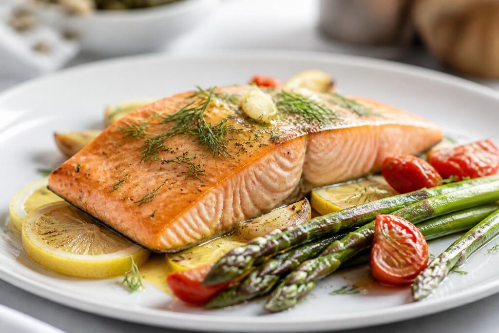 découvrez notre recette simple et rapide de saumon au four pour un plat savoureux prêt en quelques minutes. parfait pour un repas équilibré et gourmand.