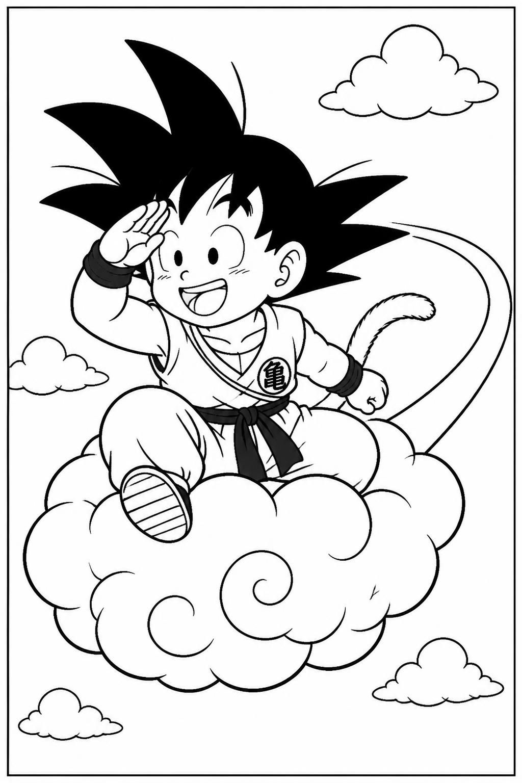 découvrez une collection de coloriages de sangoku à imprimer gratuitement, parfaits pour tous les fans de dragon ball souhaitant s'amuser et exprimer leur créativité.