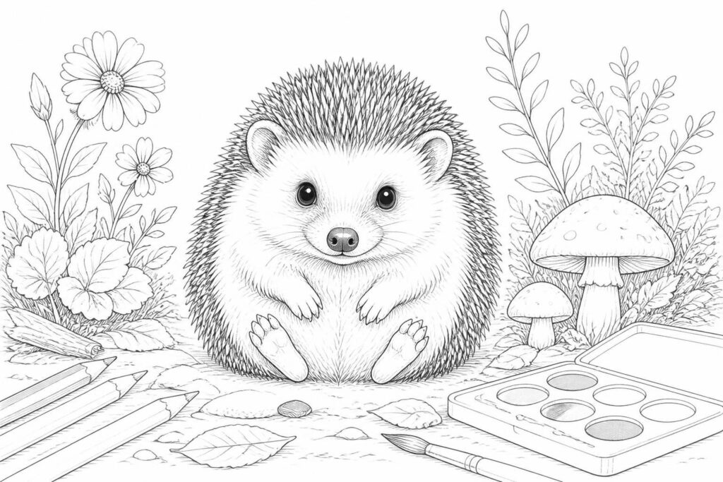 découvrez des coloriages de hérisson faciles et amusants pour stimuler la créativité des enfants tout en s'amusant.