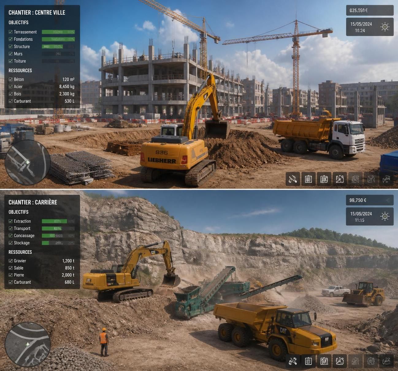découvrez constructeur simulator, le jeu qui vous plonge dans la gestion réaliste d’un chantier virtuel. planifiez, construisez et gérez chaque étape avec précision et réalisme.