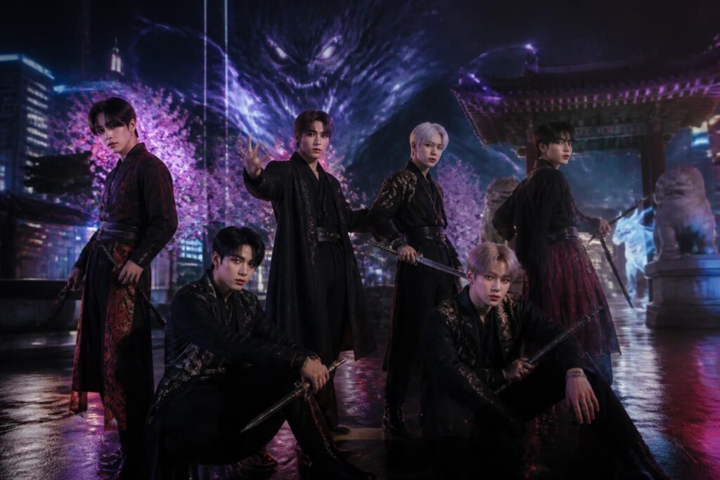 découvrez l'univers fascinant des demon hunters à travers des dessins inspirés de l'art coréen k-pop, mêlant tradition et modernité dans un style unique.