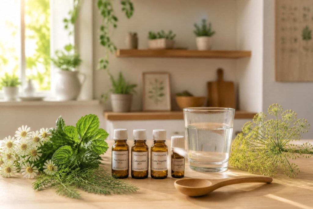 découvrez comment l'homéopathie peut soulager les maux de ventre et les spasmes digestifs grâce à des remèdes naturels adaptés.