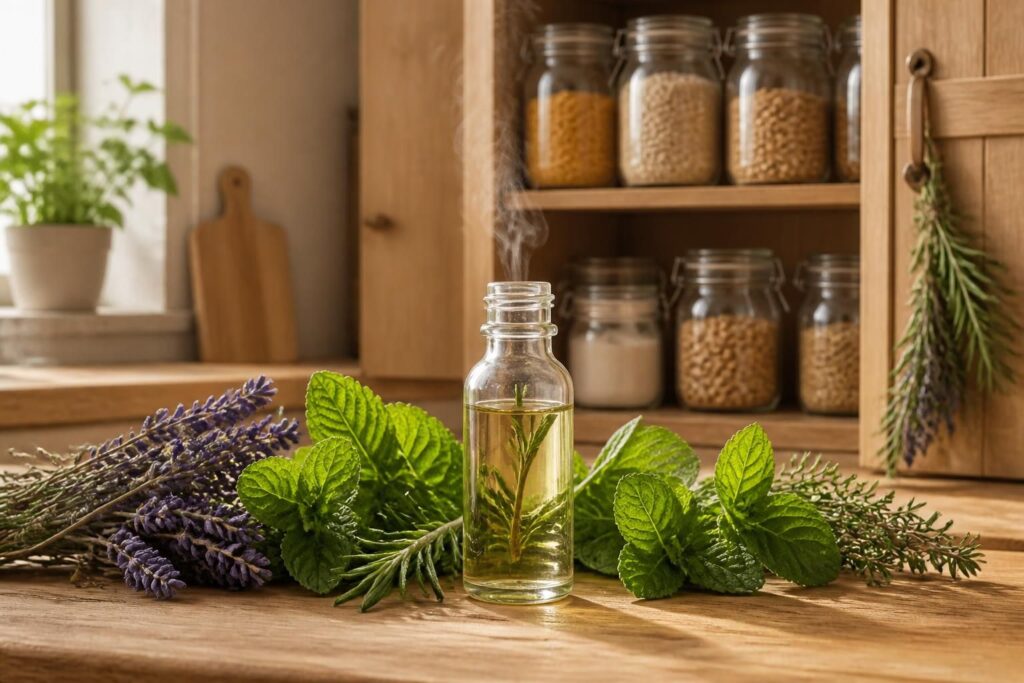 découvrez comment les huiles essentielles offrent une solution naturelle et efficace pour lutter contre les mites alimentaires et protéger vos aliments durablement.