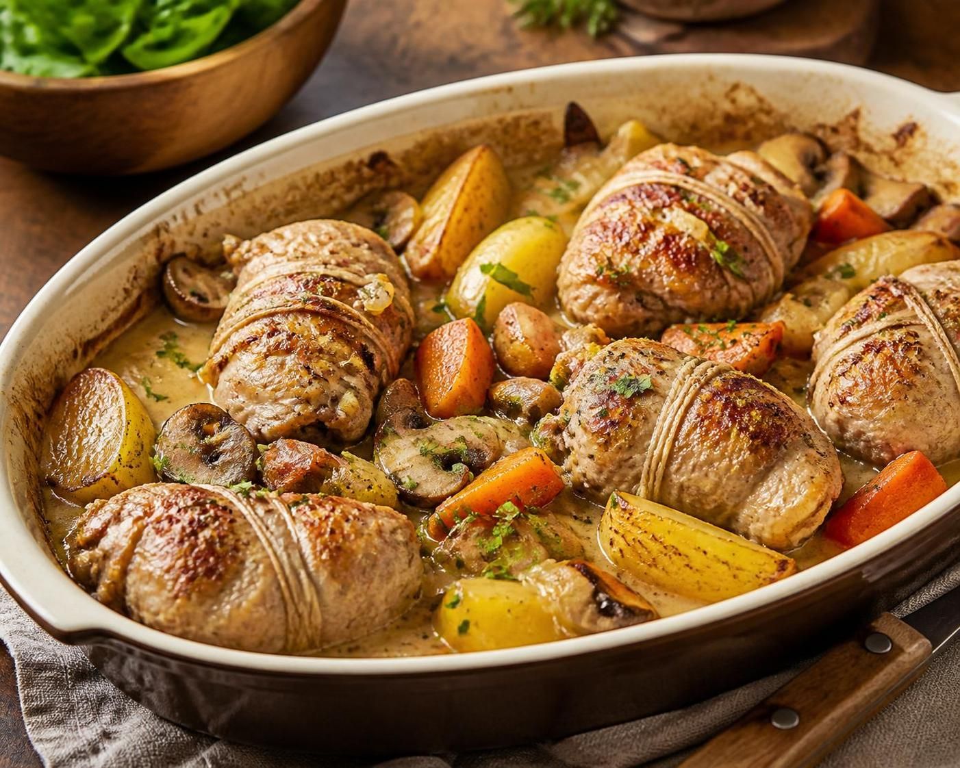 découvrez notre recette de paupiette de porc au four avec l’astuce pour obtenir une viande tendre et savoureuse à chaque cuisson.