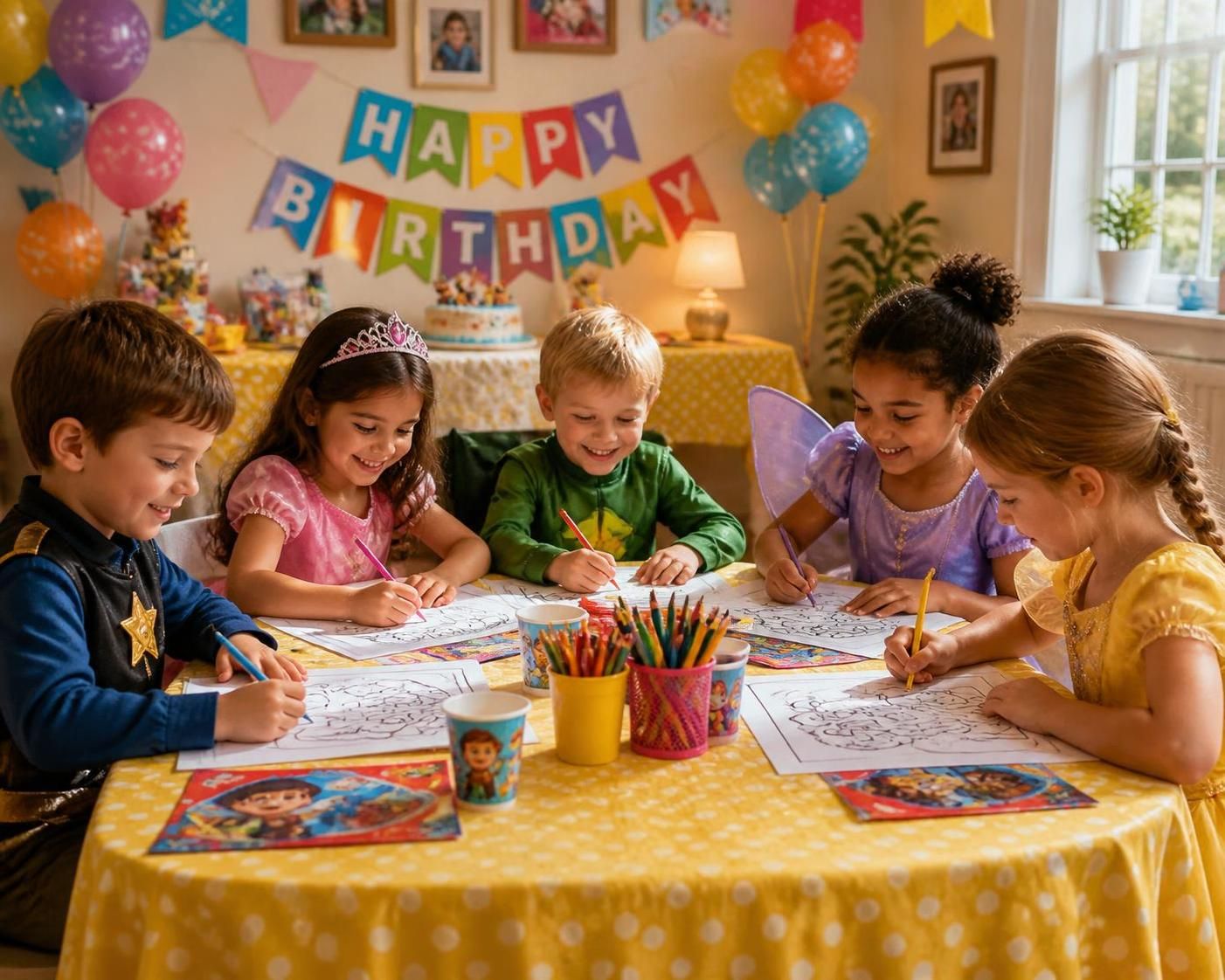 découvrez des idées ludiques pour un anniversaire en famille réussi, alliant activités de coloriage et moments festifs pour petits et grands.