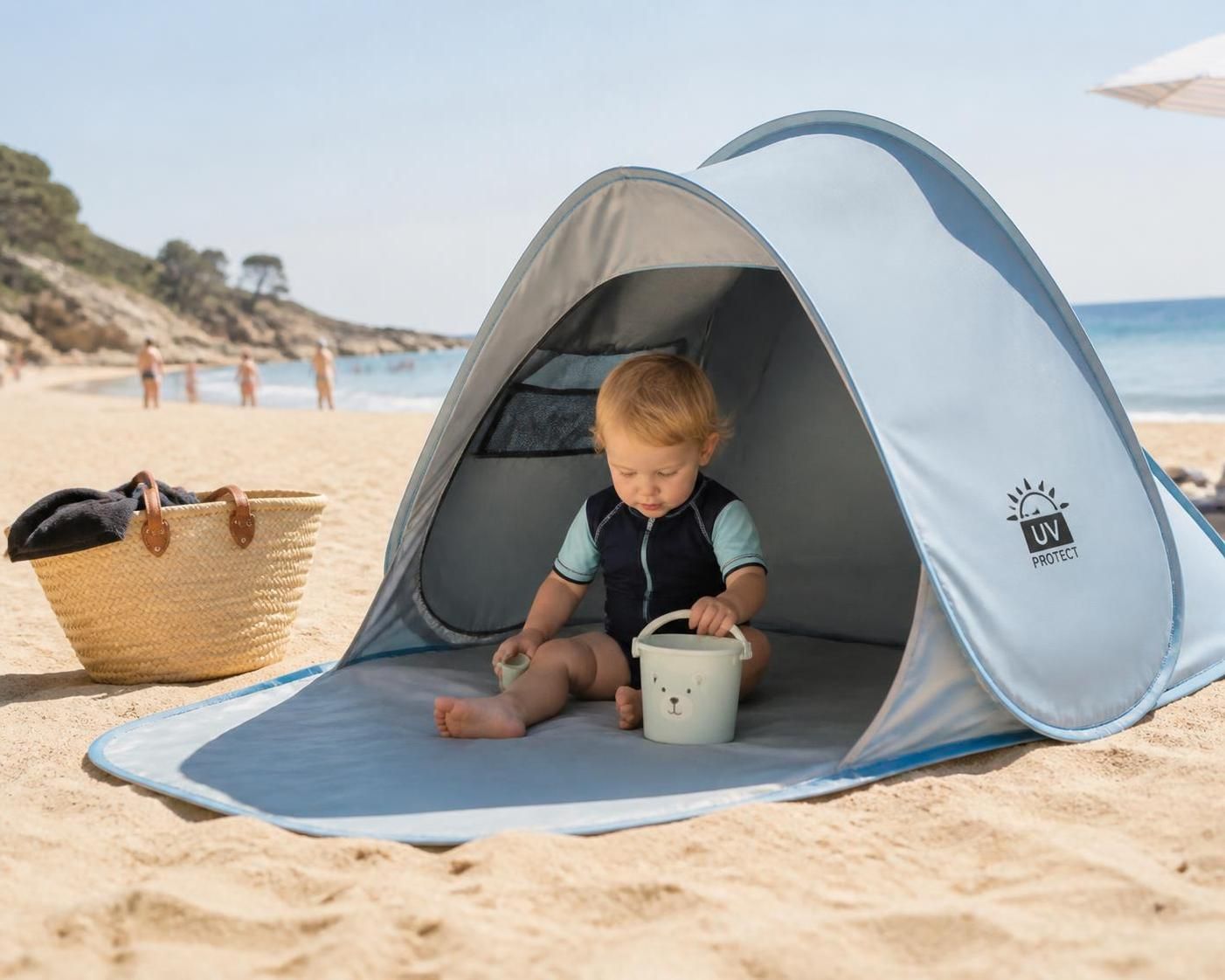 découvrez le bébé tente anti uv, l'accessoire indispensable pour protéger votre enfant des rayons nocifs du soleil lors de vos sorties. assurez confort et sécurité à votre bébé en toute saison.