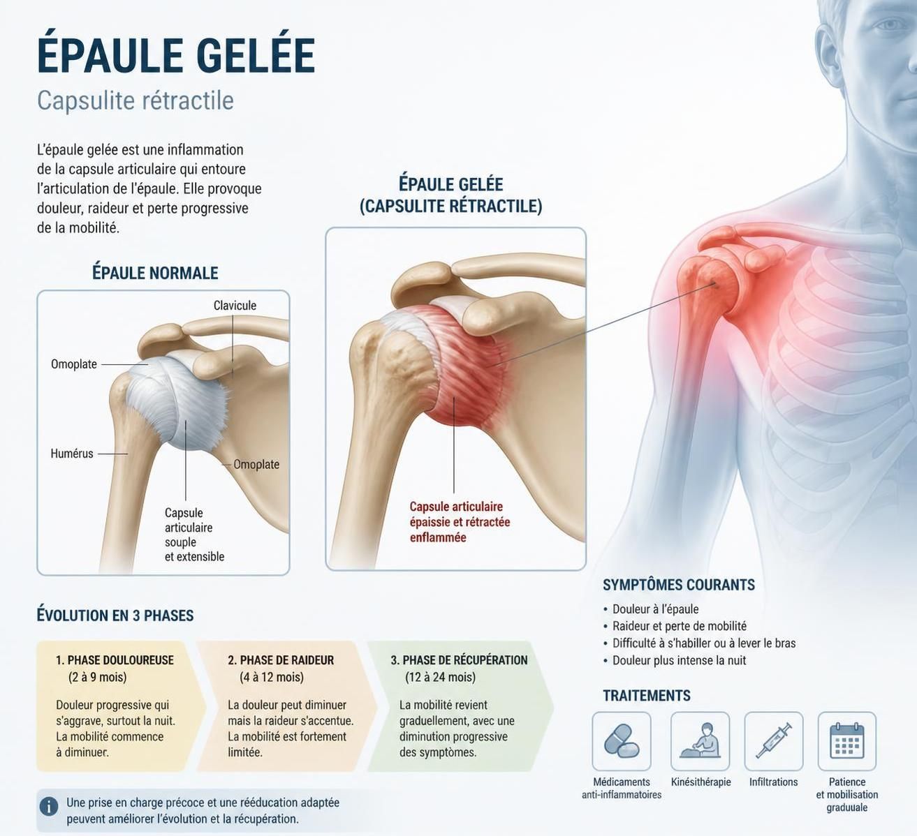 découvrez pourquoi il n'existe pas de remède miracle contre la capsulite, mais explorez des solutions efficaces pour soulager la douleur et améliorer la mobilité.