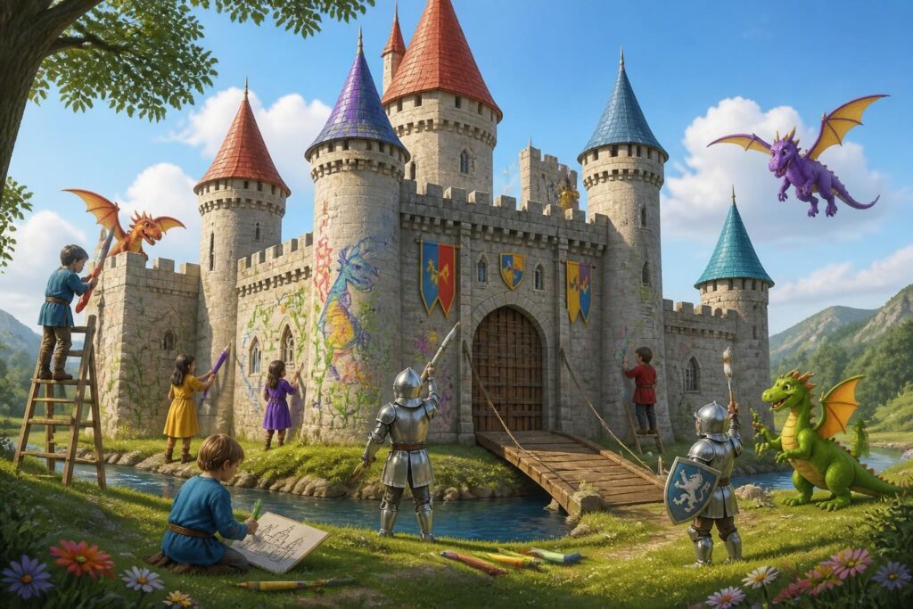 découvrez des idées créatives de coloriage de château pour stimuler l'imagination et la créativité des enfants. des activités ludiques qui éveillent leur passion pour l'art et les contes merveilleux.