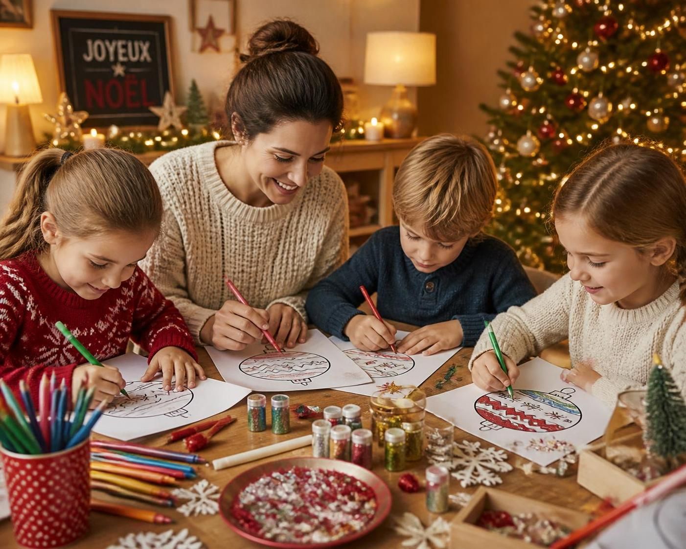 découvrez des idées créatives de coloriage de boule de noël pour un atelier festif en famille. amusez-vous ensemble en personnalisant vos décorations de fêtes avec des activités ludiques et originales.
