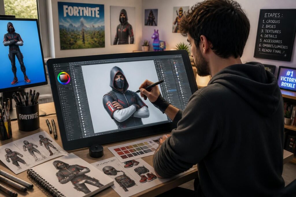 découvrez nos astuces détaillées pour dessiner vos skins préférés de fortnite avec précision et donner vie à vos personnages favoris sur papier.