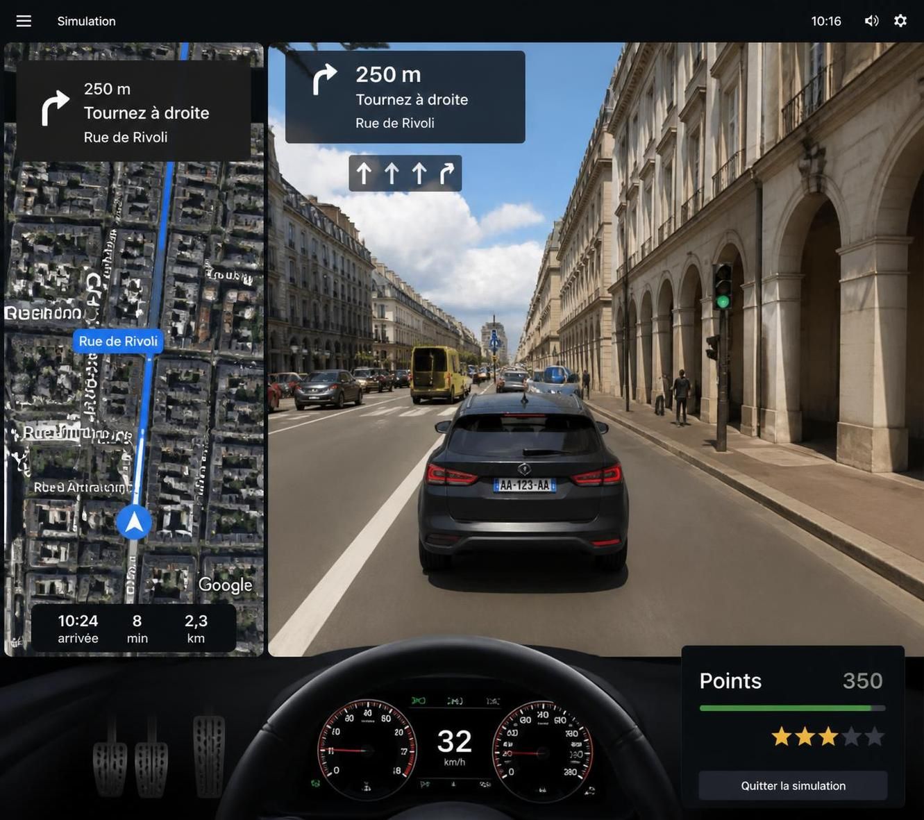 découvrez google driving simulator, une expérience immersive unique pour tester et améliorer vos réflexes au volant dans un environnement virtuel réaliste et captivant.