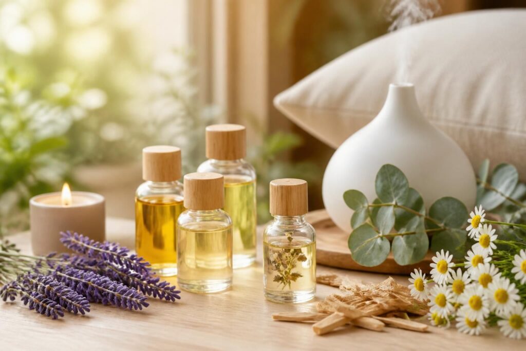 découvrez quelles huiles essentielles choisir pour réduire le stress et apaiser l'esprit grâce à des senteurs naturelles et relaxantes.