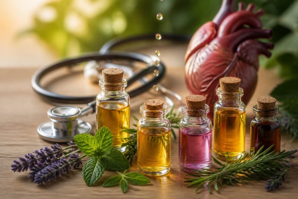 découvrez comment les huiles essentielles peuvent soutenir la santé cardiovasculaire en contribuant à la gestion du cholestérol et au bien-être général.