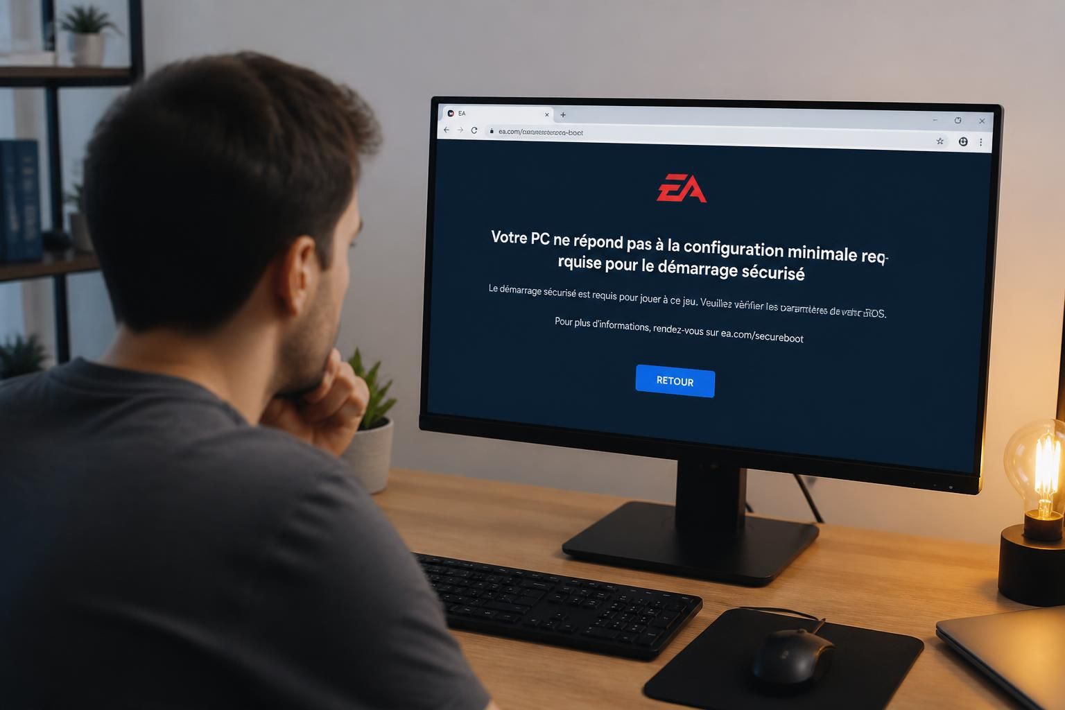 découvrez pourquoi le message 'go.ea.com secure boot' bloque l'accès à votre jeu et comment résoudre ce problème pour profiter pleinement de votre expérience de jeu.