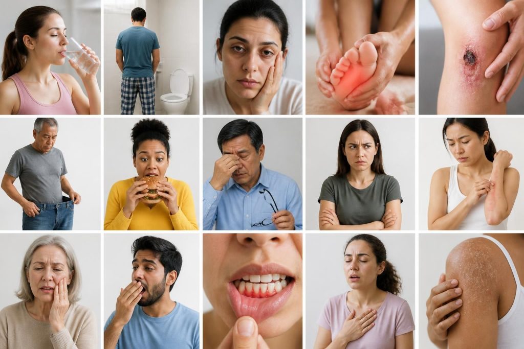 découvrez les 15 signes clés du diabète de type 1 et 2 pour une détection rapide et une prise en charge efficace. informez-vous dès maintenant pour protéger votre santé.