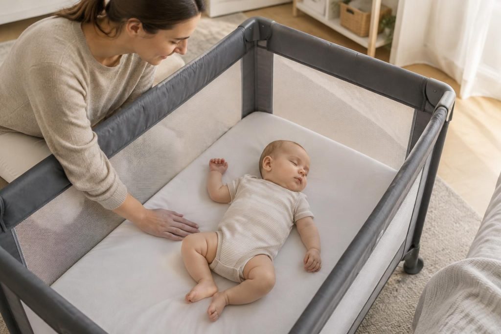 découvrez comment choisir un matelas de lit parapluie confortable et adapté à bébé : dimensions, fermeté, matières et conseils de sécurité.