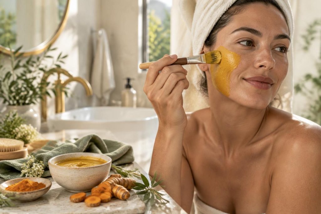 découvrez les bienfaits du curcuma pour le visage : recettes de masque, conseils d’utilisation et astuces pour profiter de ses propriétés naturelles.
