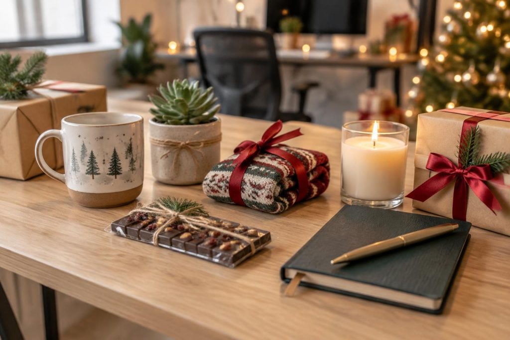 découvrez des idées de cadeaux secret santa pour vos collègues, originales et accessibles entre 5 et 15 euros.